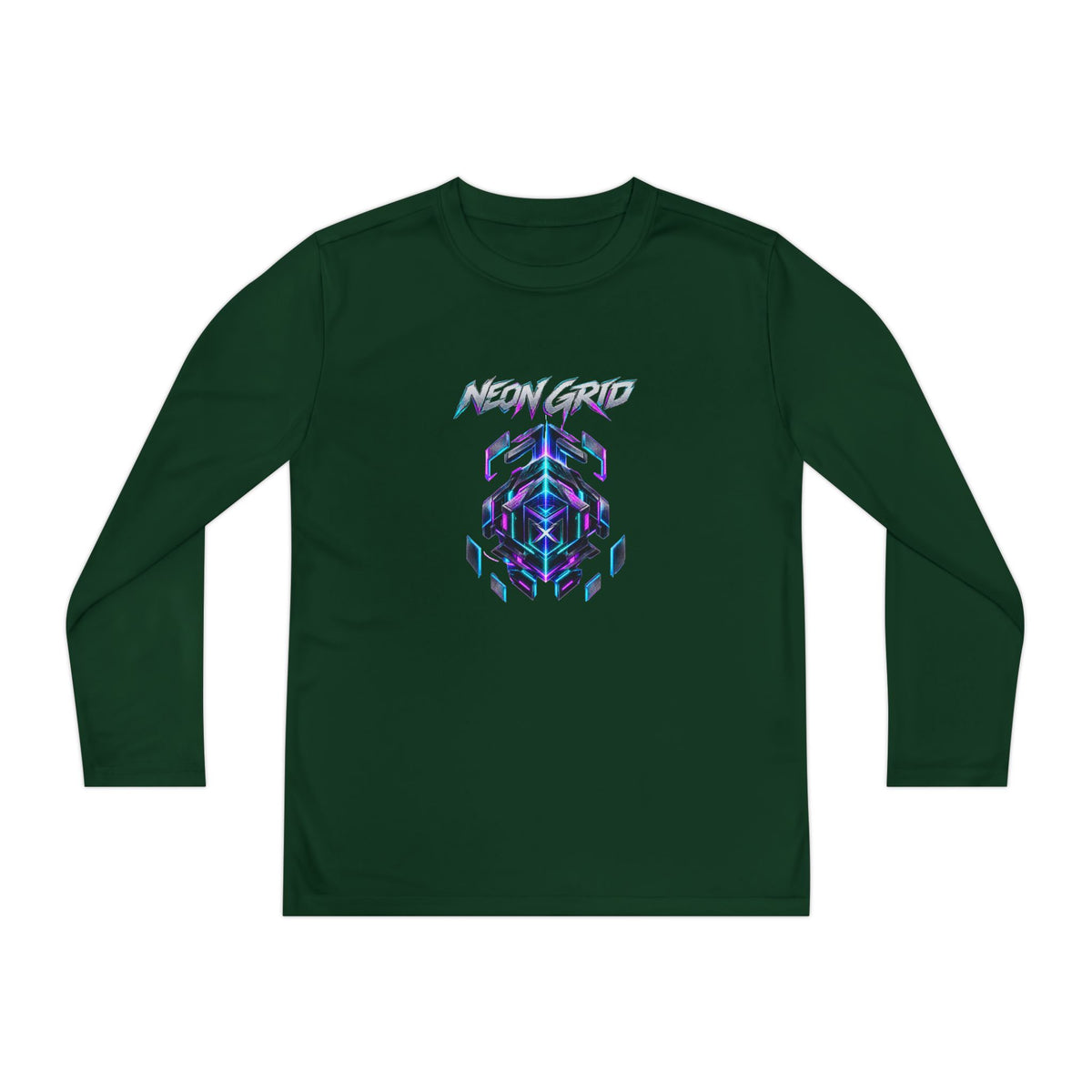 HYPUG XENON Neon Grid Long Sleeve Shirt — Drop 01