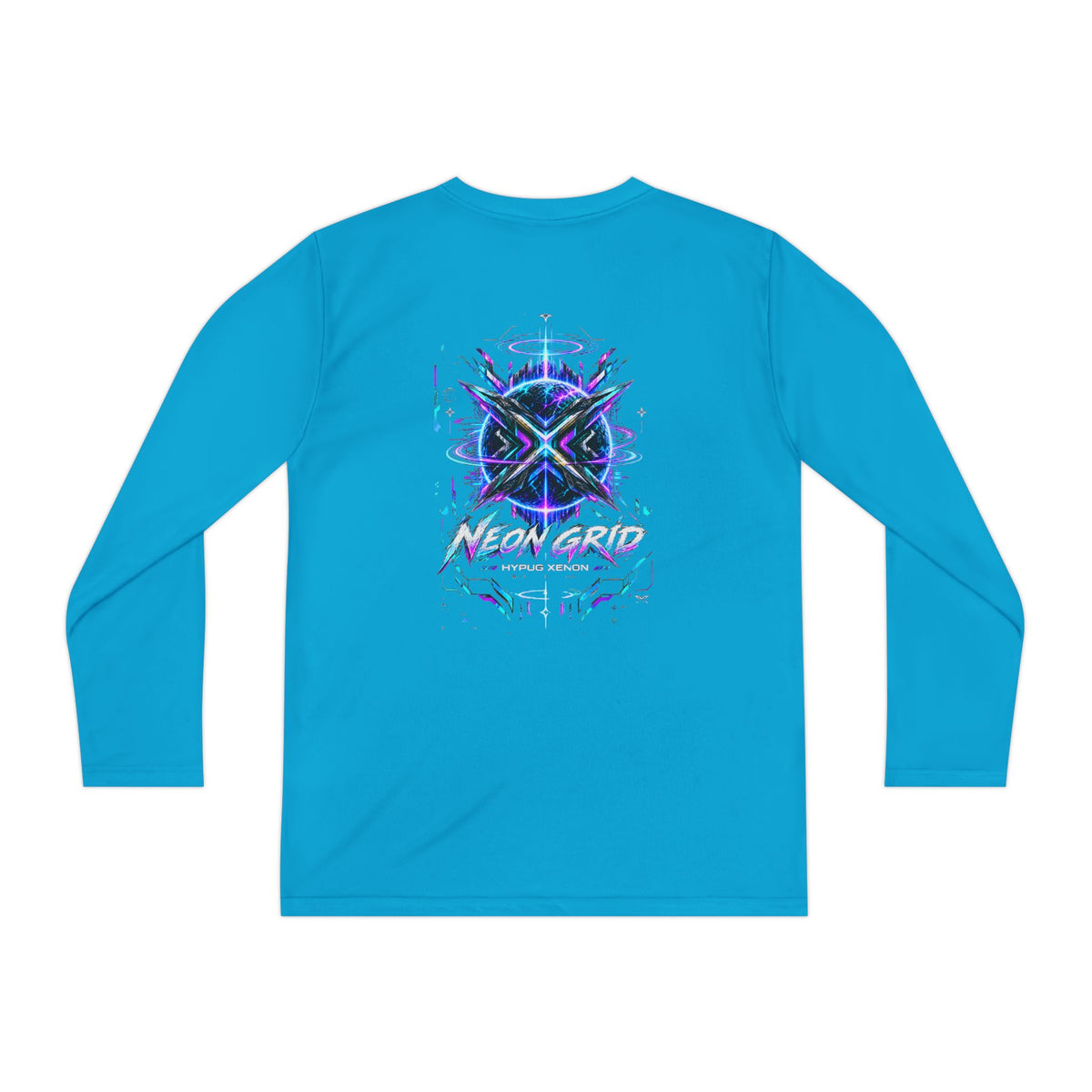 HYPUG XENON Neon Grid Long Sleeve Shirt — Drop 01