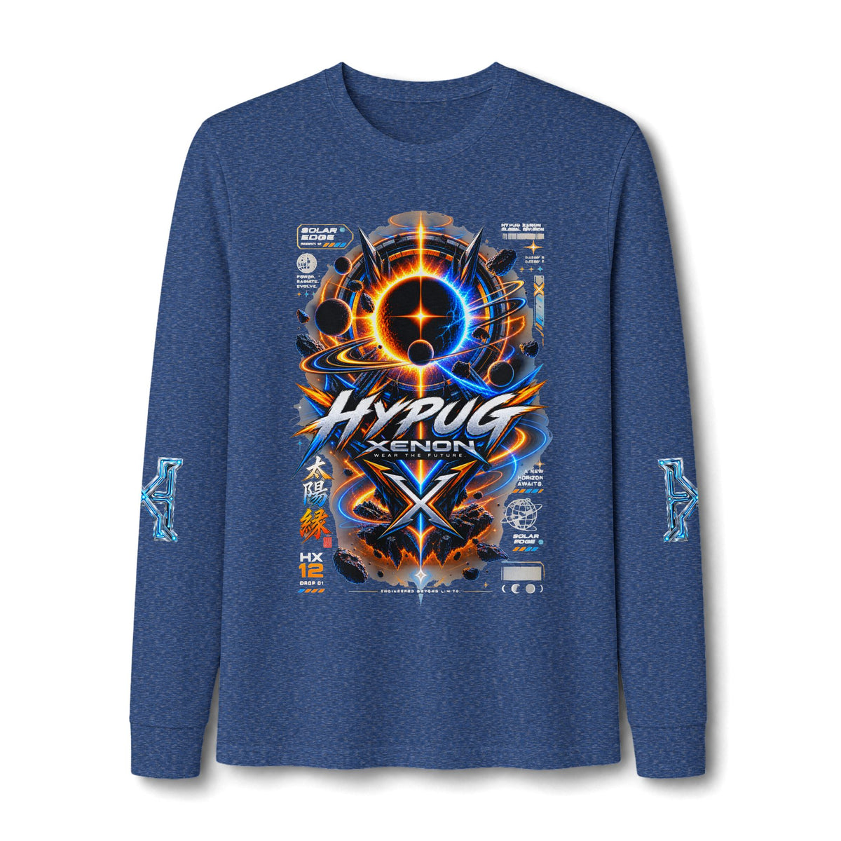 HYPUG XENON SOLAR EDGE Long Sleeve Tee — DROP 01