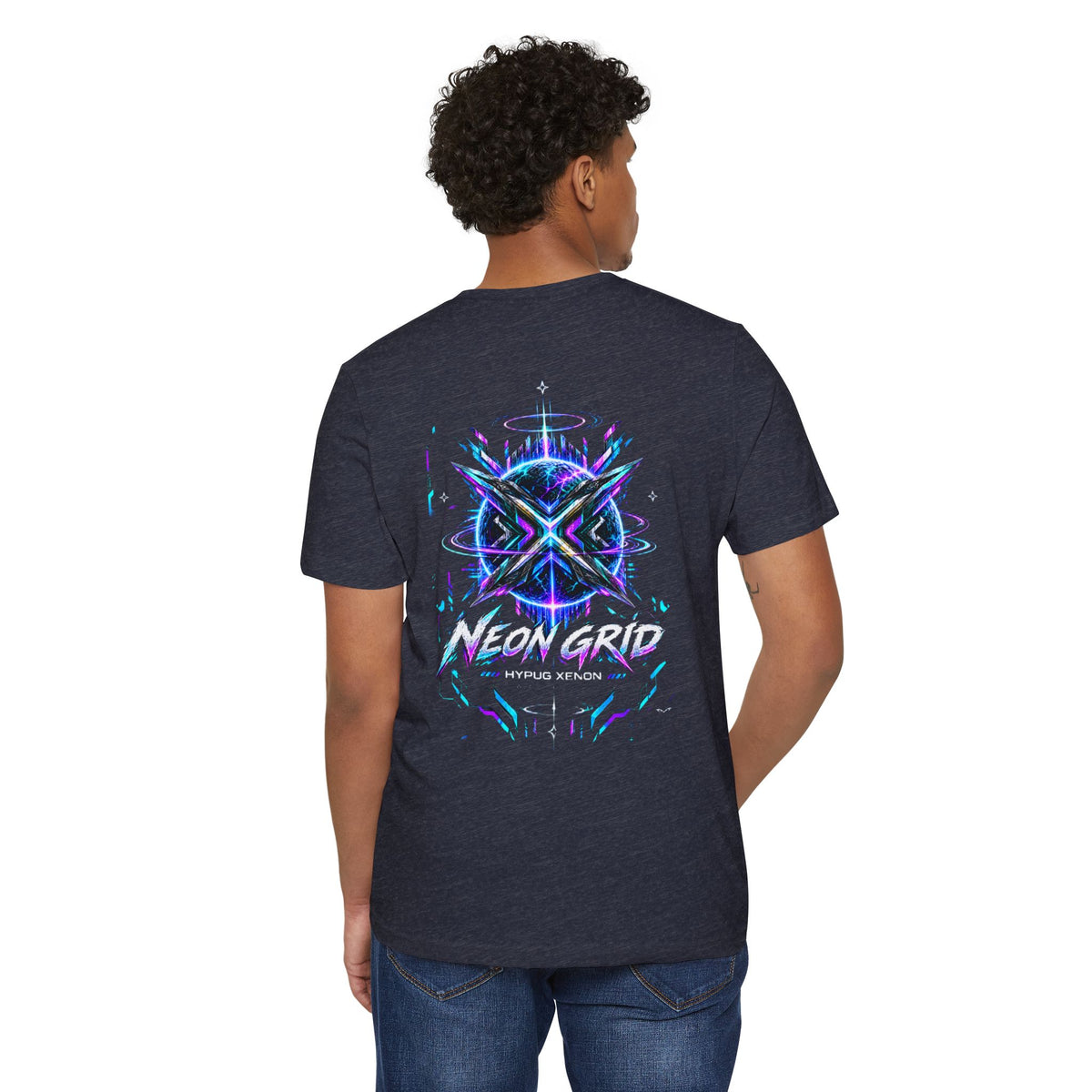 HYPUG XENON Neon Grid T-Shirt — Drop 01