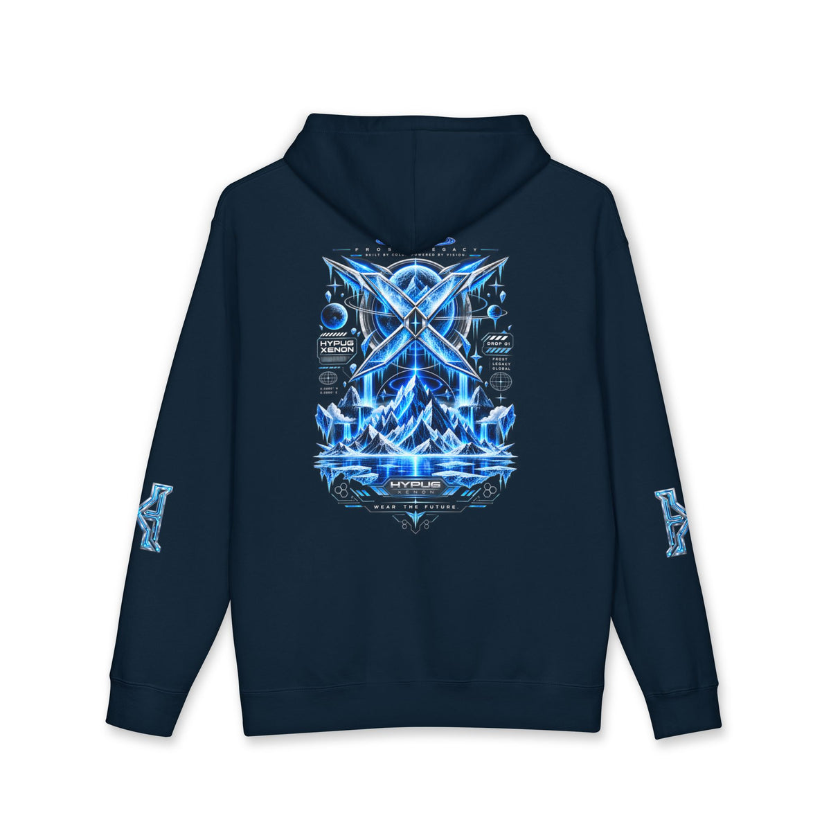 HYPUG XENON  Hoodie  Frost Legacy™ — Drop 01