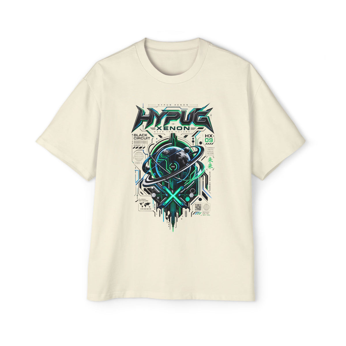 HYPUG XENON BLACK CIRCUIT T-Shirt — DROP 01