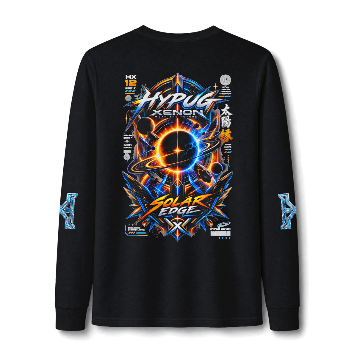 HYPUG XENON SOLAR EDGE Long Sleeve Tee — DROP 01