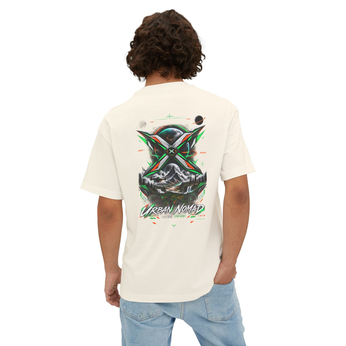 Urban Nomad Graphic Tee — HYPUG Xenon Mountain Explorer Design