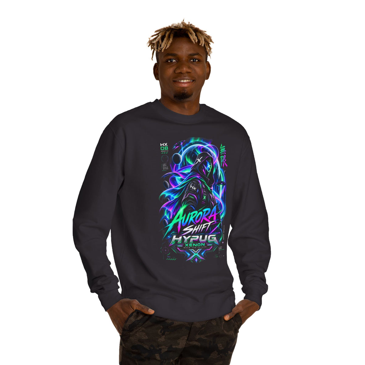HYPUG XENON Aurora Shift — Drop 01 Sweatshirt