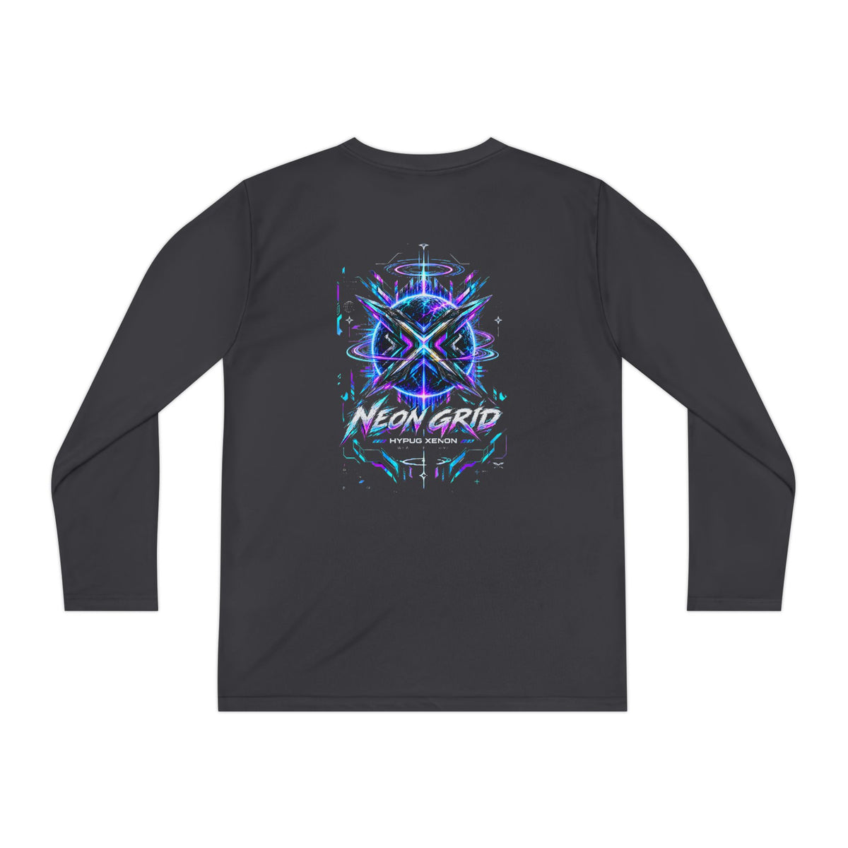 HYPUG XENON Neon Grid Long Sleeve Shirt — Drop 01