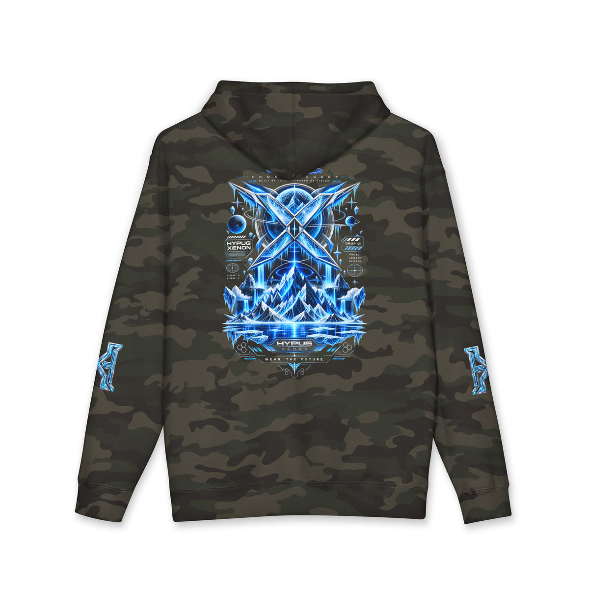 HYPUG XENON  Hoodie  Frost Legacy™ — Drop 01