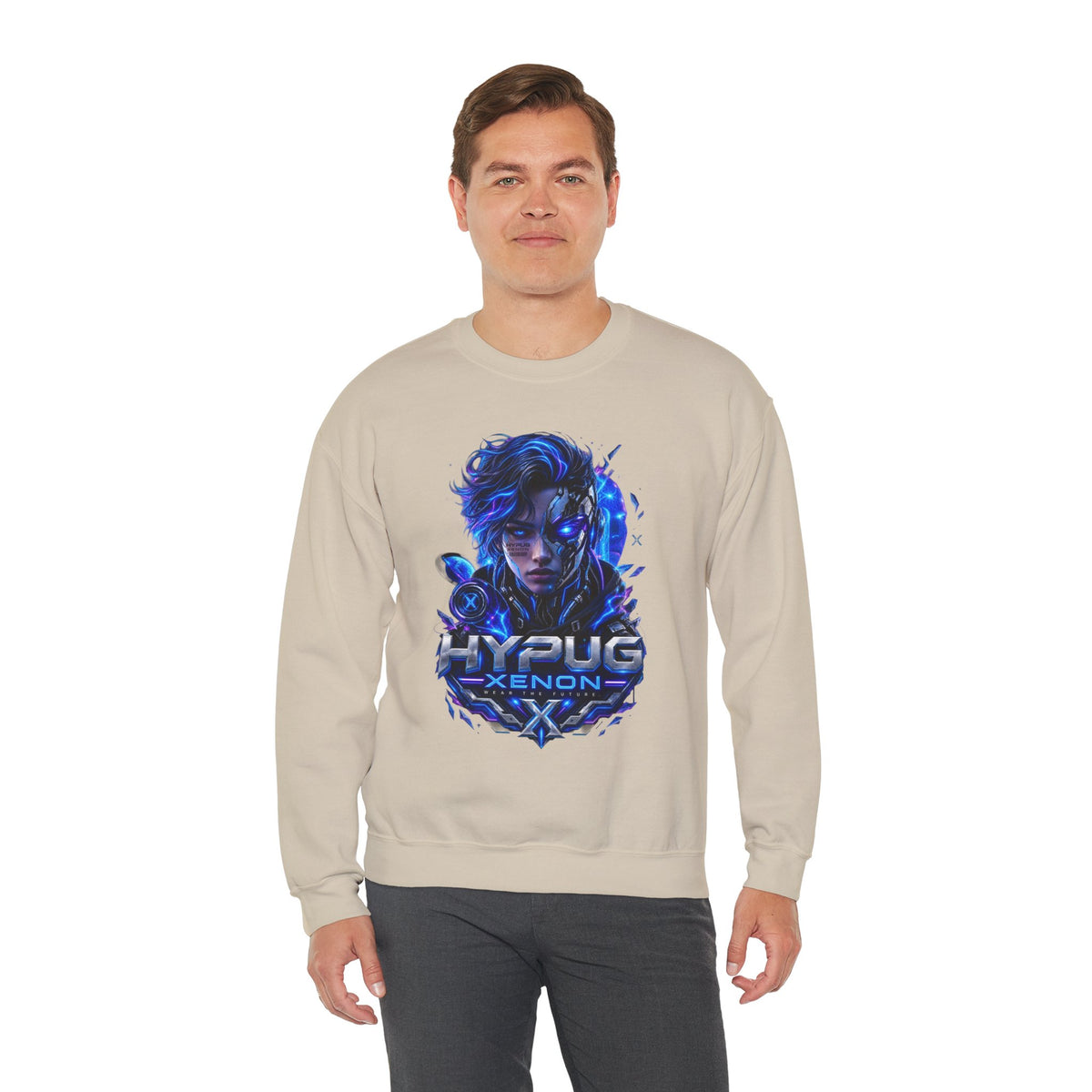 HYPUG XENON — DIGITAL FLUX SWEATSHIRT