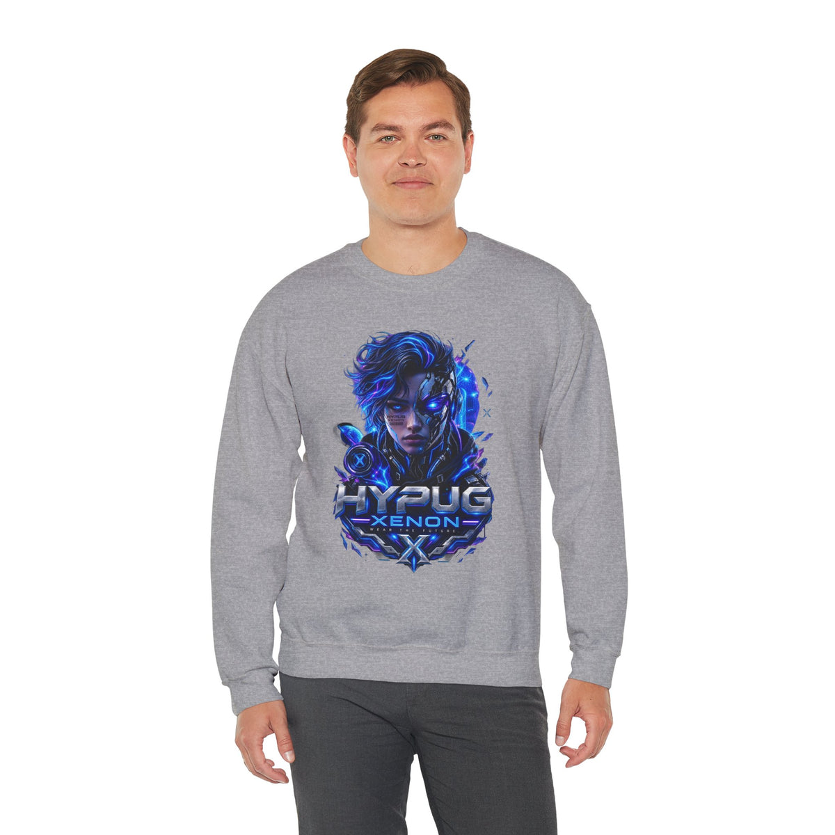 HYPUG XENON — DIGITAL FLUX SWEATSHIRT