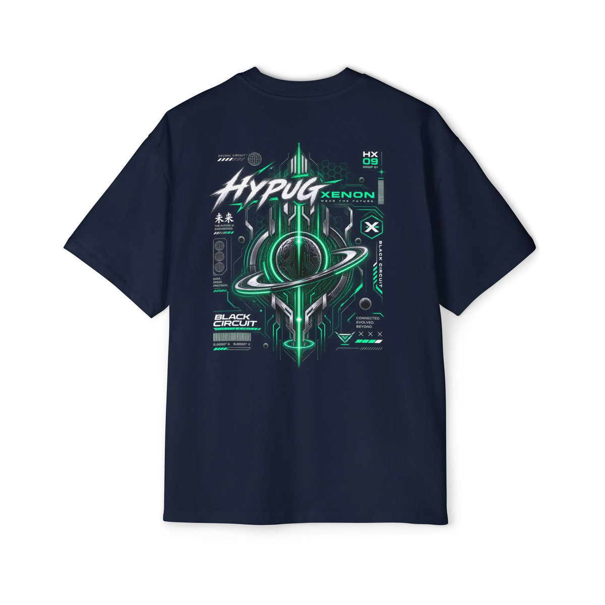HYPUG XENON BLACK CIRCUIT T-Shirt — DROP 01