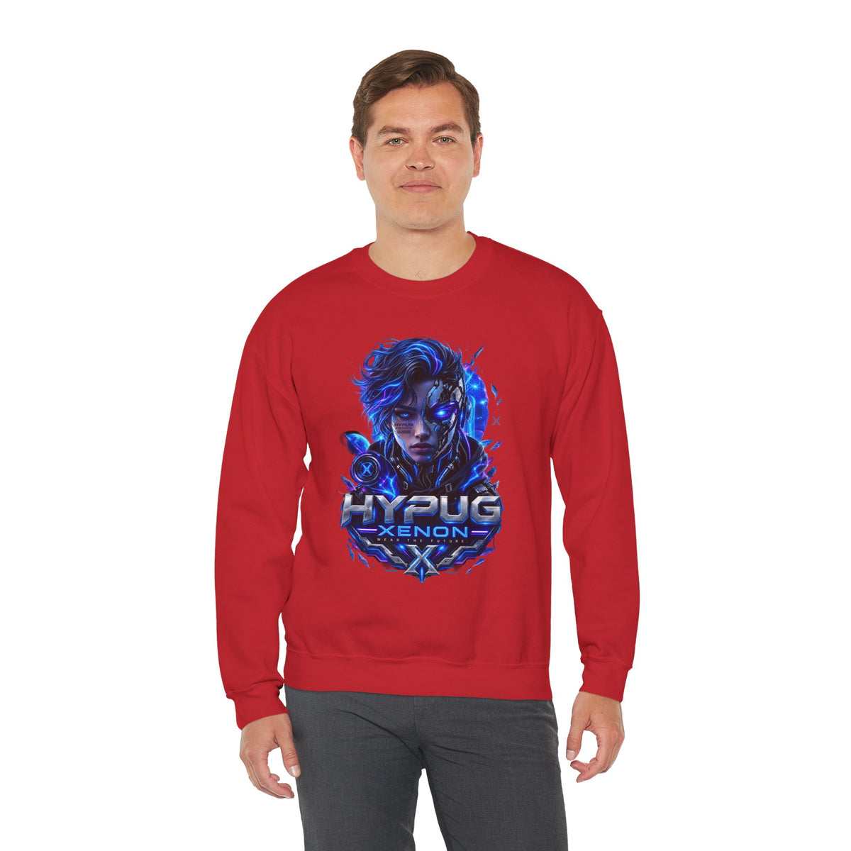 HYPUG XENON — DIGITAL FLUX SWEATSHIRT