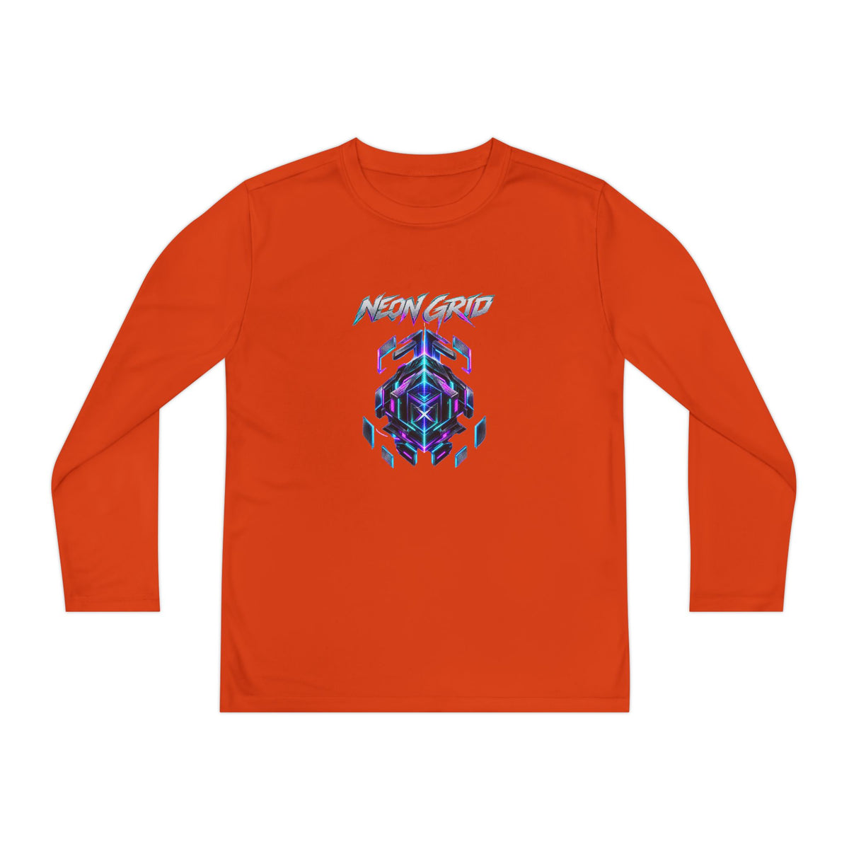 HYPUG XENON Neon Grid Long Sleeve Shirt — Drop 01