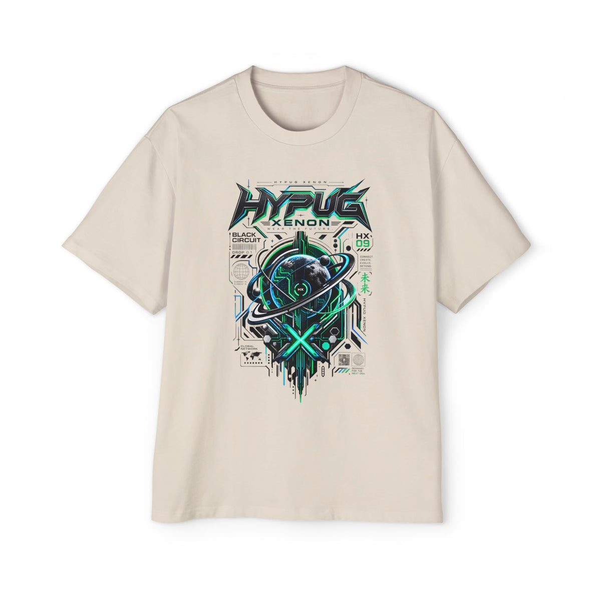 HYPUG XENON BLACK CIRCUIT T-Shirt — DROP 01