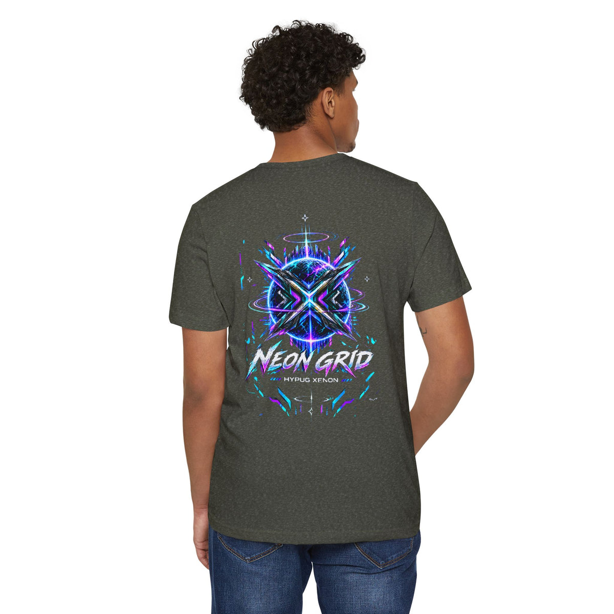 HYPUG XENON Neon Grid T-Shirt — Drop 01