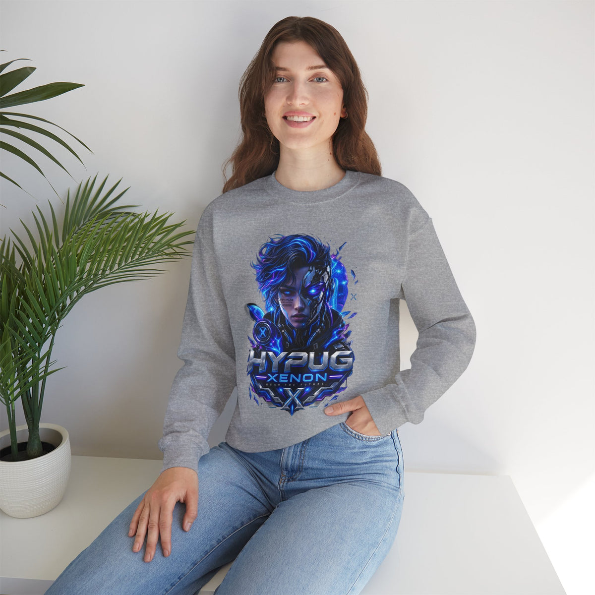 HYPUG XENON — DIGITAL FLUX SWEATSHIRT
