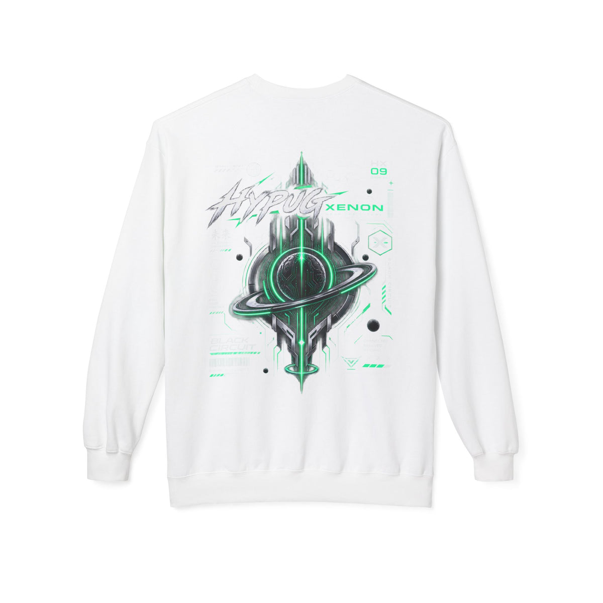 HYPUG XENON BLACK CIRCUIT Sweatshirt — DROP 01