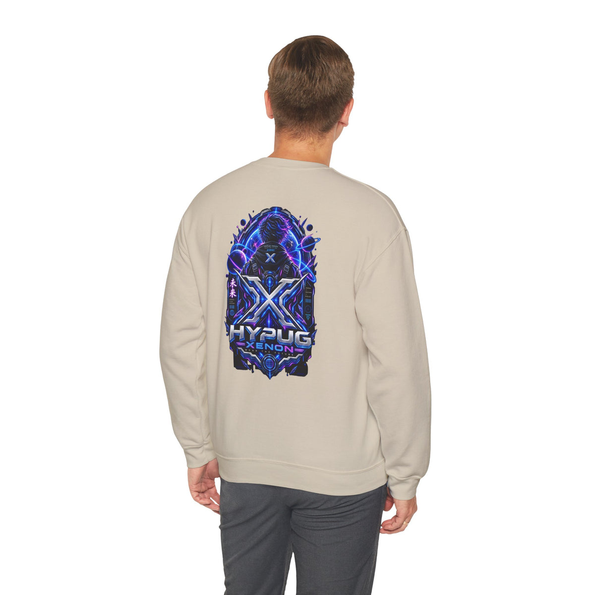 HYPUG XENON — DIGITAL FLUX SWEATSHIRT