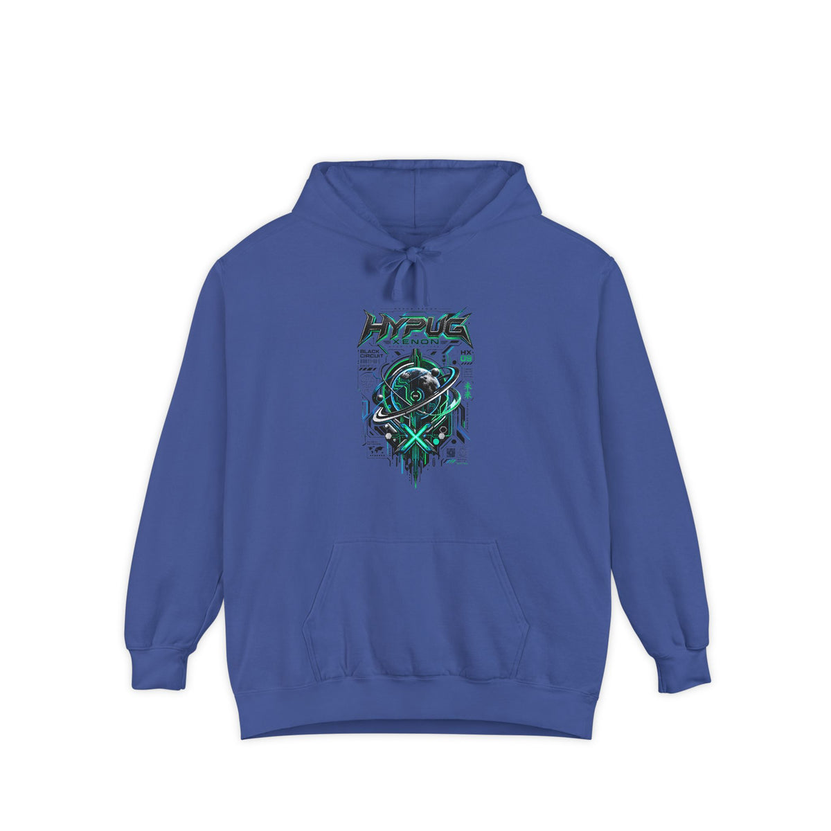 HYPUG XENON BLACK CIRCUIT Hoodie — DROP 01