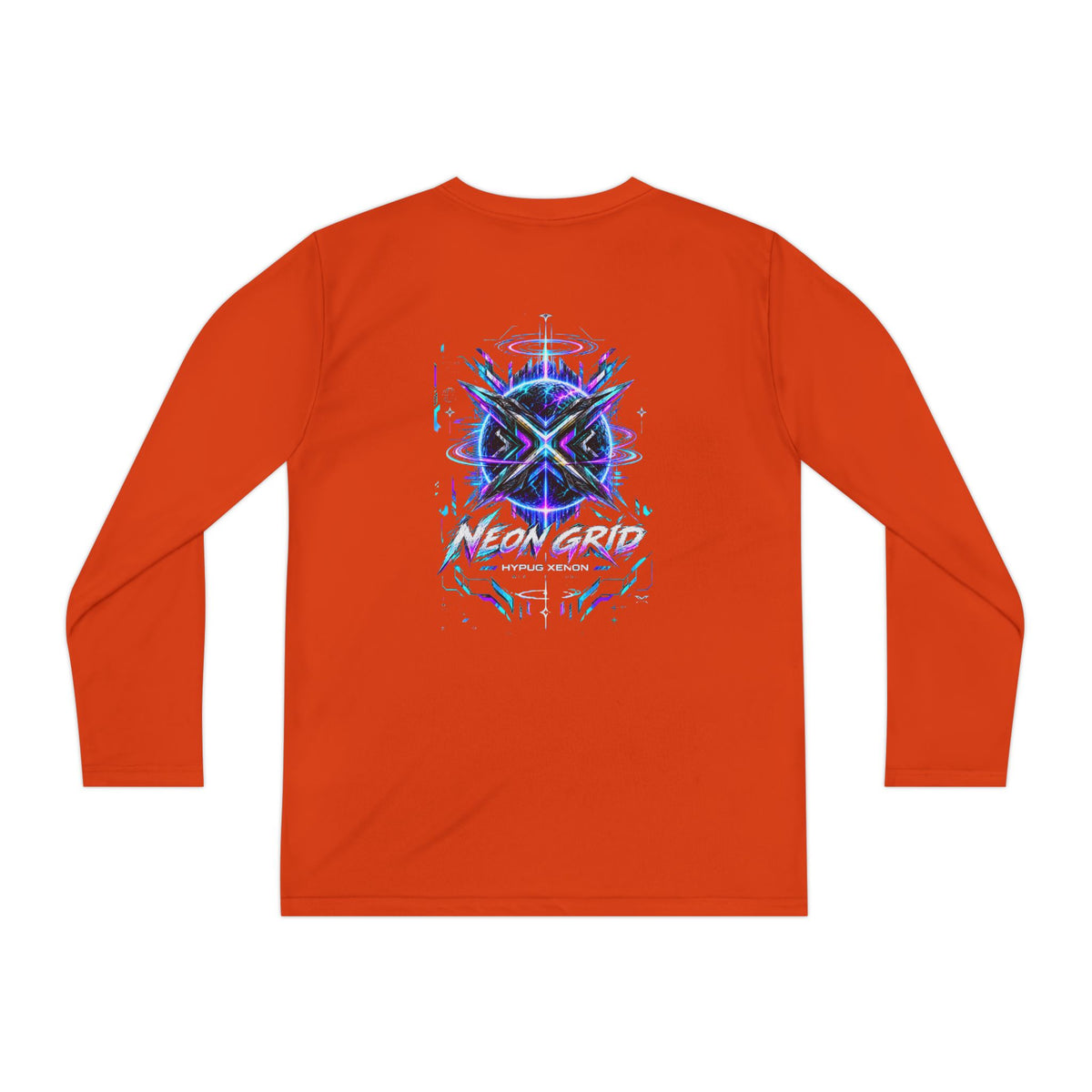HYPUG XENON Neon Grid Long Sleeve Shirt — Drop 01