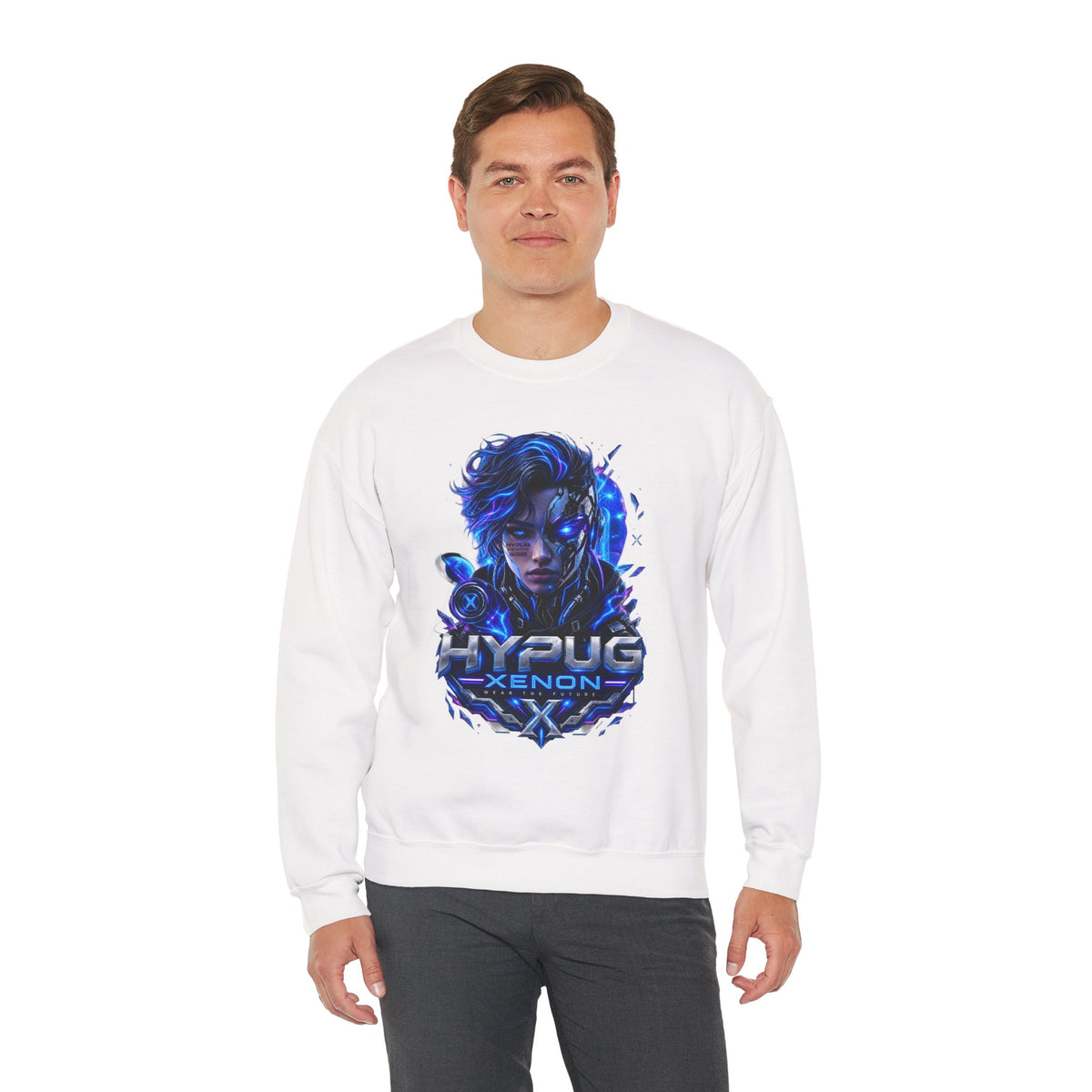 HYPUG XENON — DIGITAL FLUX SWEATSHIRT