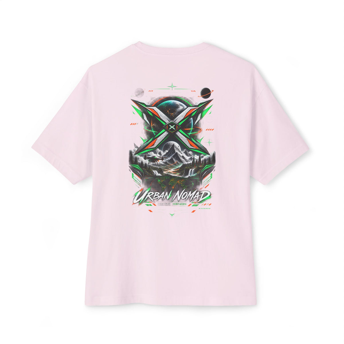 Urban Nomad Graphic Tee — HYPUG Xenon Mountain Explorer Design