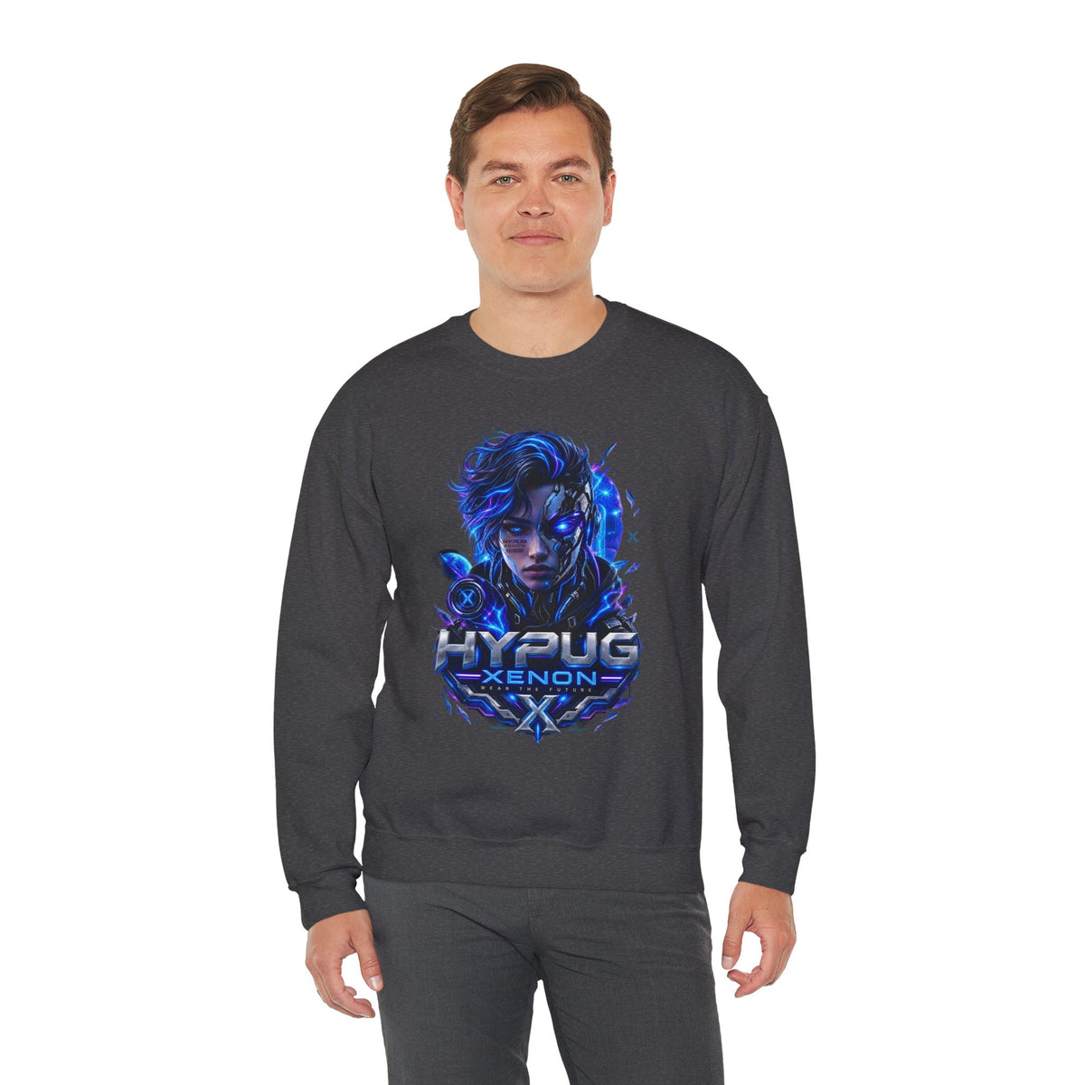 HYPUG XENON — DIGITAL FLUX SWEATSHIRT